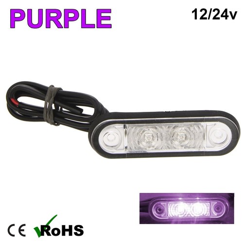 Purple hella style led - hella, flush