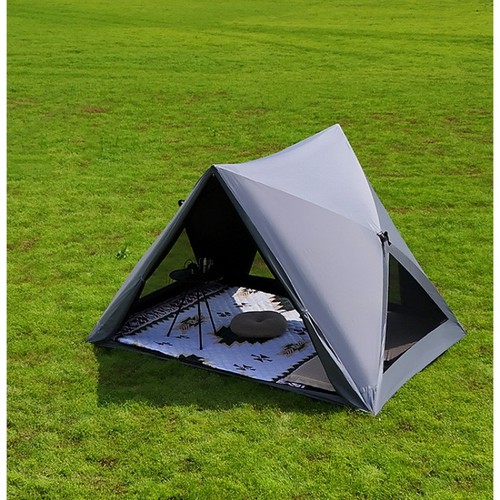 Portable black coated - portable, triangle