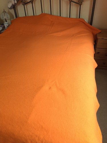 Large vintage orange merino - large,