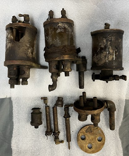 Three hit miss engine oilers - three,