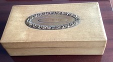 Vintage Cigarette Box Wooden
