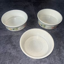 3 x Wedgewood Quince Fruit/ Dessert Bowls 5”  Vintage Spares Replacements VGC