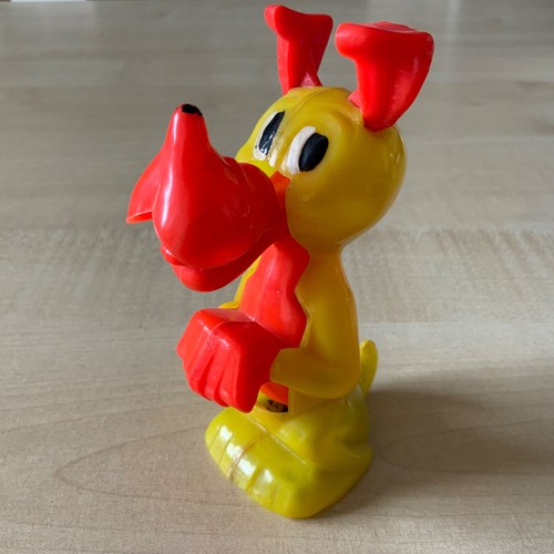 Vintage toy yellow - vintage, dog