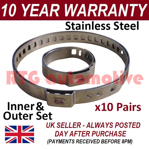 Boot clamps pair x10 - pair,
