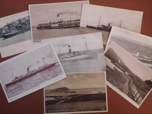 Vintage postcards steamships - postcards, "steamships"