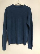 Primark blue Jumper Size L Long Sleeve Round Neck mens 
