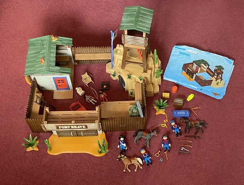 Playmobil western fort brave - western,