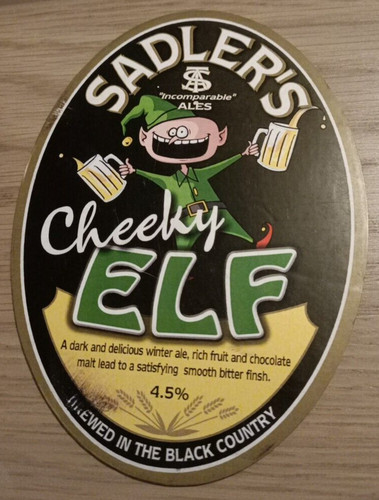 Sadlers brewery cheeky elf - cheeky,