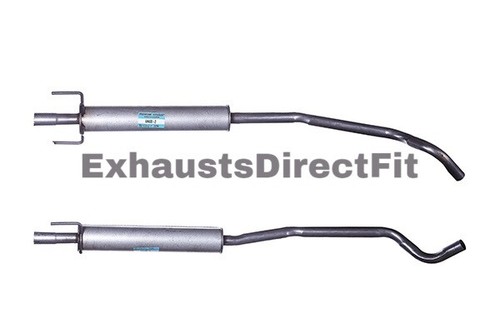 Exhaust center middle - middle, silencer