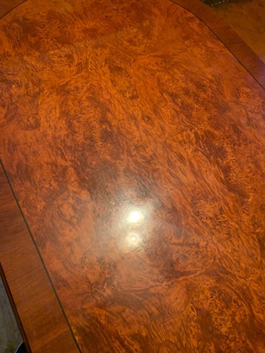 Mahogany oval table - oval,