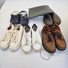 Shoe Bundle 9 9.5 Mens Trainers Loafers Joblot Pairs Shoes Smart Casual