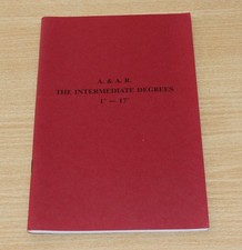 Rose Croix The Intermediate Degrees 1st-17th 1990 edition   (StF)