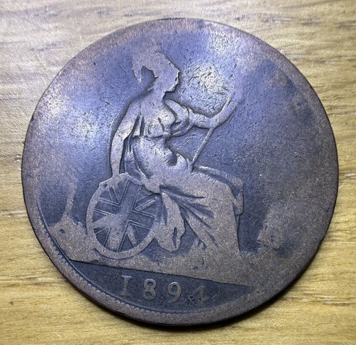 1894 victoria one penny - one, 1