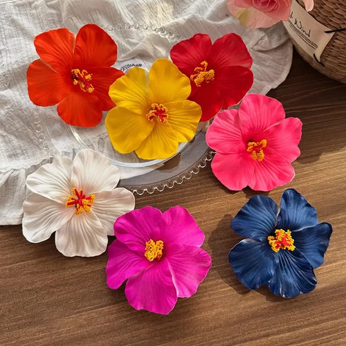 1pc artificial hibiscus - 1pc,