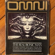 Omni Magazine November 1978 • Vol. 1 No. 2 • Vintage Sci-Fi Tech Futurism Issue