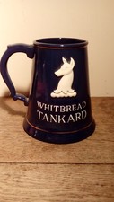 Large Vintage Blue Whitbread
