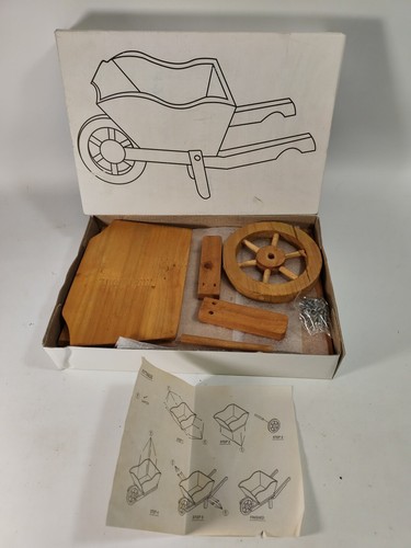 Wooden garden wheelbarrow kit - garden,