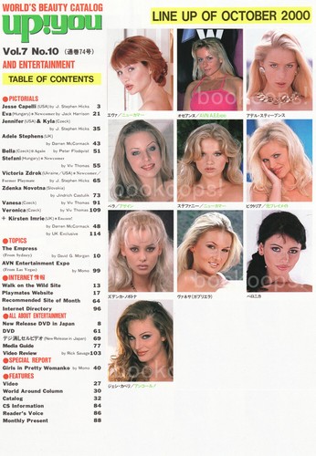 October 2000 veronica - up, u