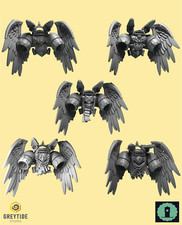 Blood Angels Jump Packs  - BITS MULTILISTING - Greytide Studio - Crimson Lords