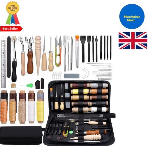 Leather working tools kit - leather,