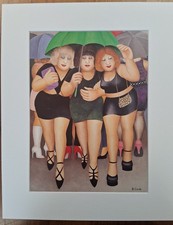 Beryl Cook mounted print -