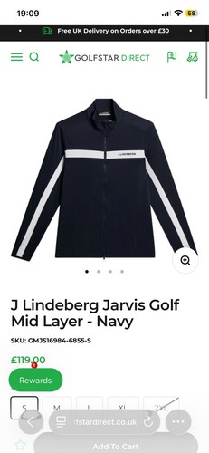 Lindeberg jarvis men golf - jarvis,