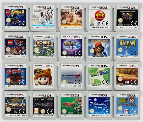 Nintendo 3ds game cartridges - nintendo,