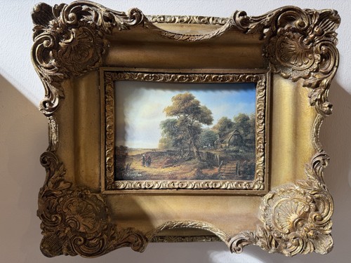 19th oil painting - c.,