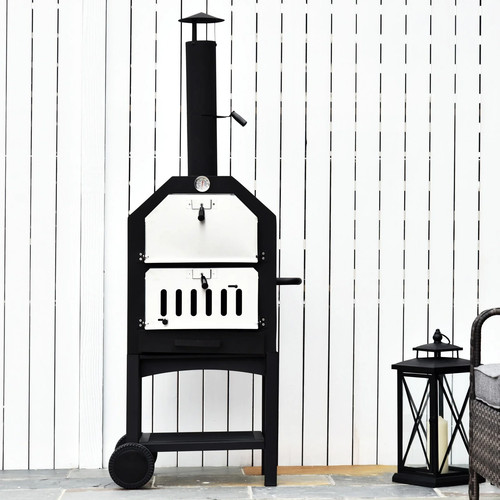 Outdoor garden pizza oven - pizza,