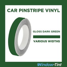 GLOSS DARK GREEN Pin Stripe