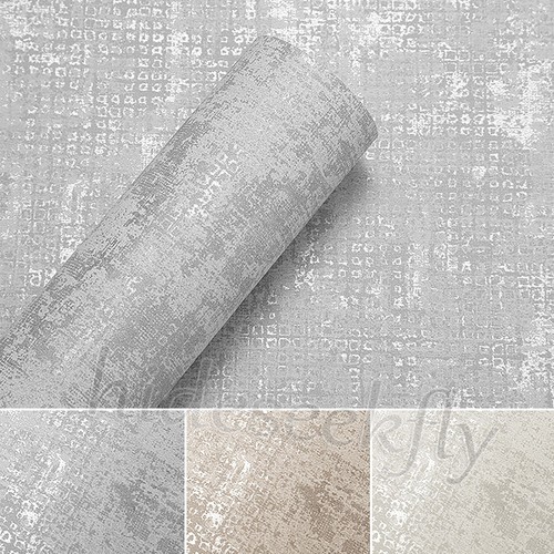 Silver grey concrete effect - grey,
