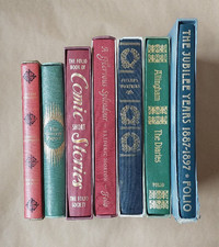 Seven Folio Society Books with