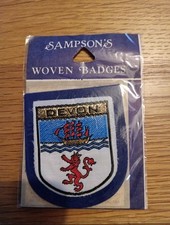 Sampson Woven Badge Devon