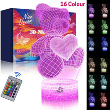 3D LED Illusion Night Light