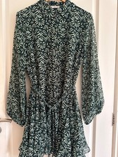 Green shirt dress size - shirt, medium