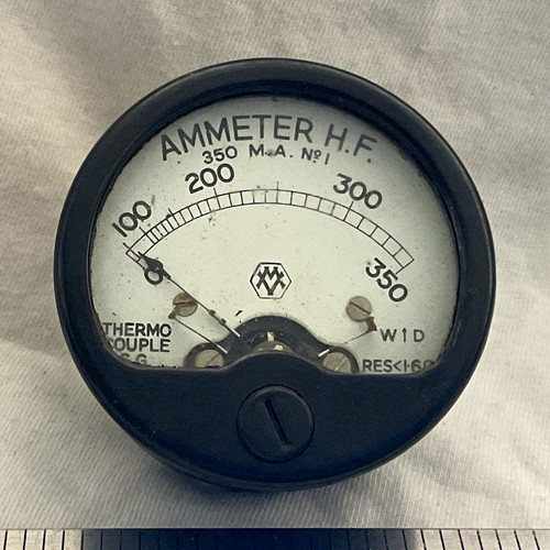 Vintage rf ammeter - h.f.,