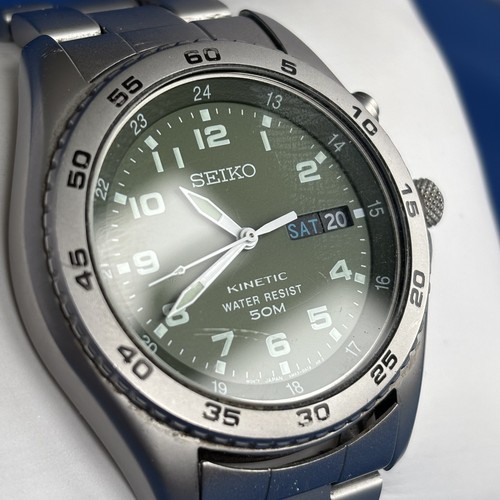 Seiko kinetic 5m63 0a50 - seiko,