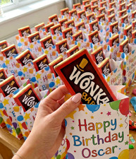 50x Willy Wonka Chocolate bar