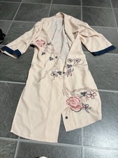 Ladies Open Pink Floral River Island Kimono Size 14