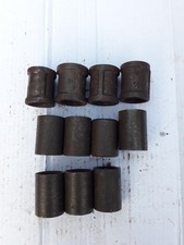 Iron Pipe Fittings.Pair Of 1/2" Iron Sockets