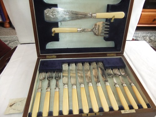 Vintage silver plated fish - plated,