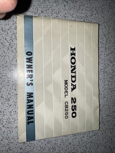 Genuine honda cb250 - honda, owners