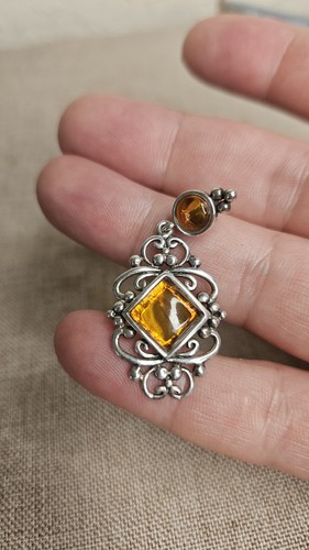 925 silver amber - 925,