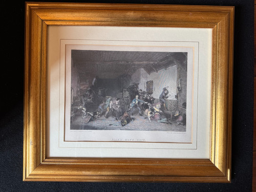 Victorian print from 1850 - victorian,