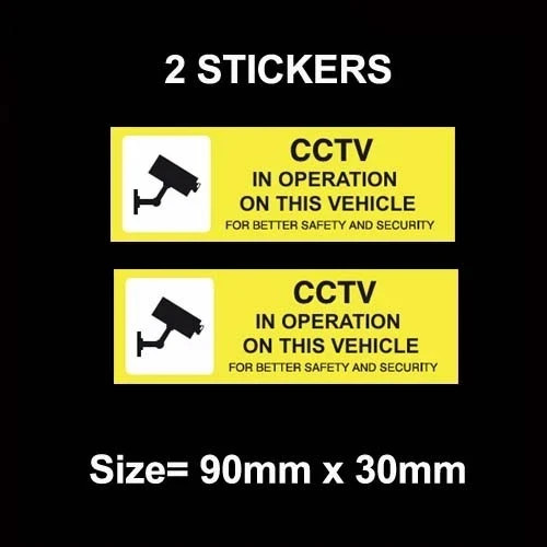 Cctv operation sign - 2x,
