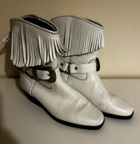 Women white leather - 5,