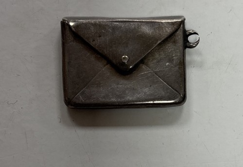 Sterling silver stamp envelope - silver,
