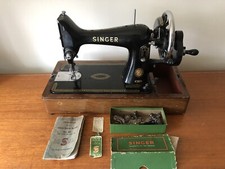 Vintage Antique Singer Sewing Machine. Manual 99k Machine, Circa 1920s-50s.
