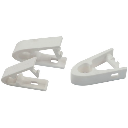 Plastic jib hanks - clip, on