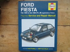 FORD FIESTA FEB 1989 - OCT